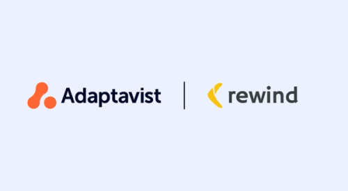 Adaptavist and rewind logos