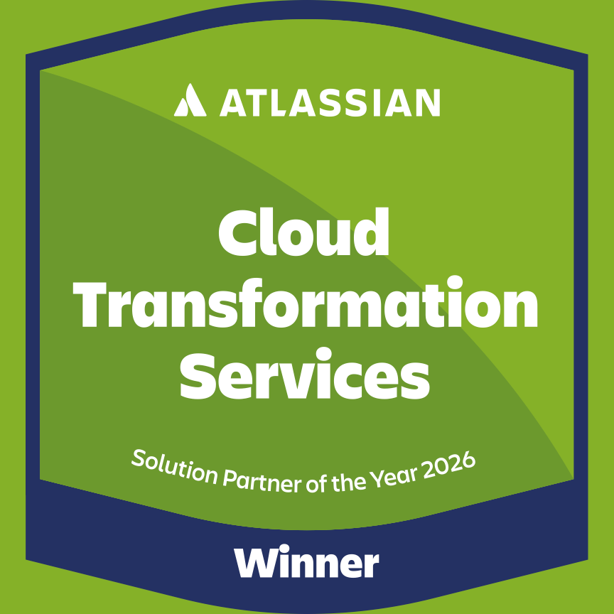 Atlassian Partner of the Year 2026: Cloud Transformation Services badge