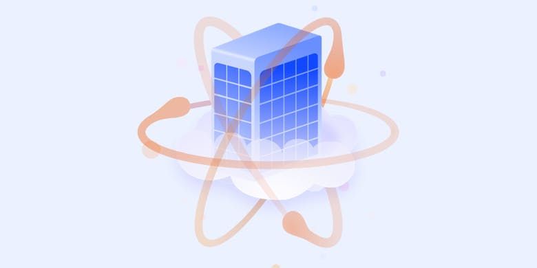 Cloud with atoms