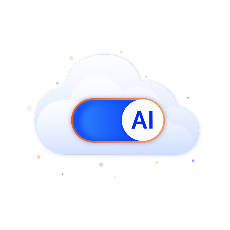 Cloud with AI switch