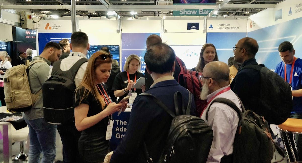 The Adaptavist Group's busy stand at SITS 23