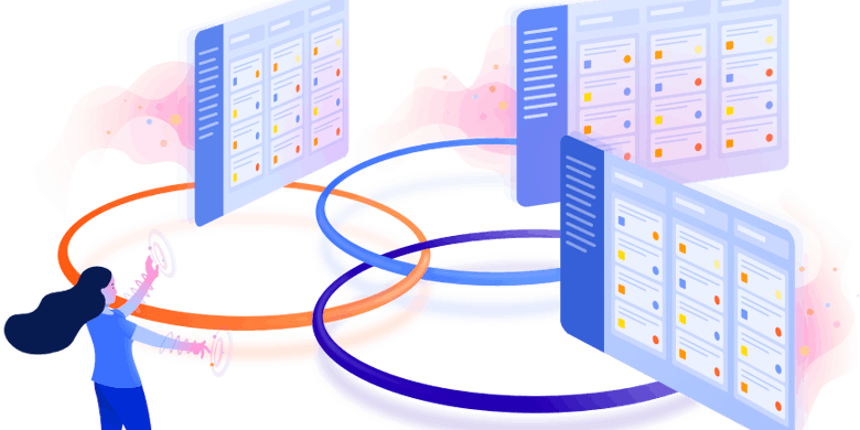 Women configuring multiple dashboards