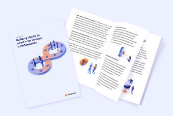 DevOps transformation eBook cover