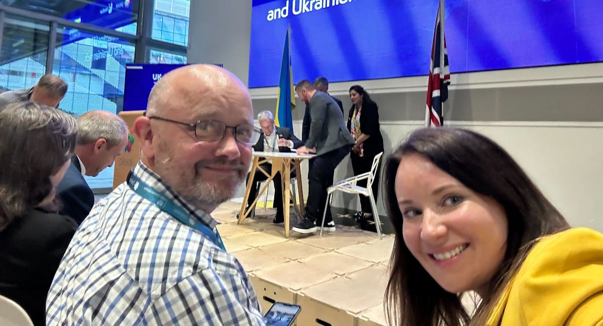 Jari Worsley and Ava Maitland in attendance at the UK-Ukraine TechBridge launch