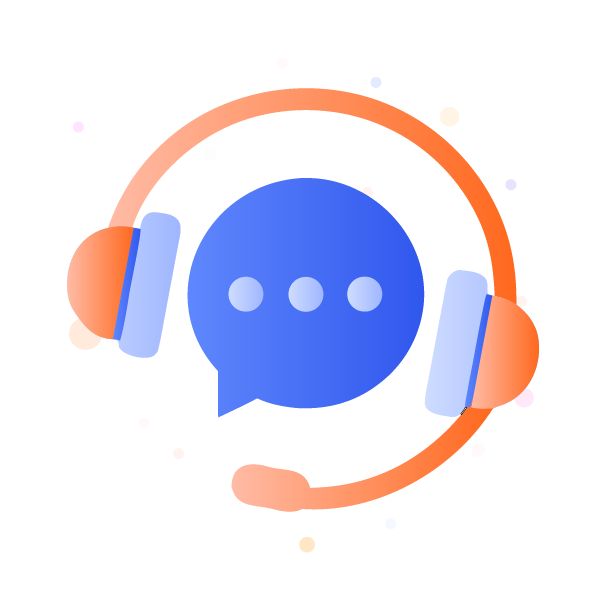 Headphones with speech mark