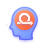 Agile loop inside a head icon.