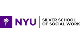 NYU Silver School of Social Work logo on white background