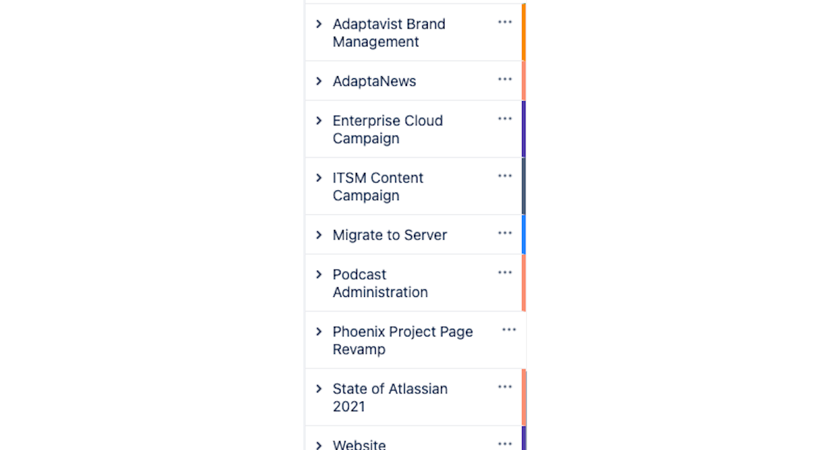 Content Team Jira epics