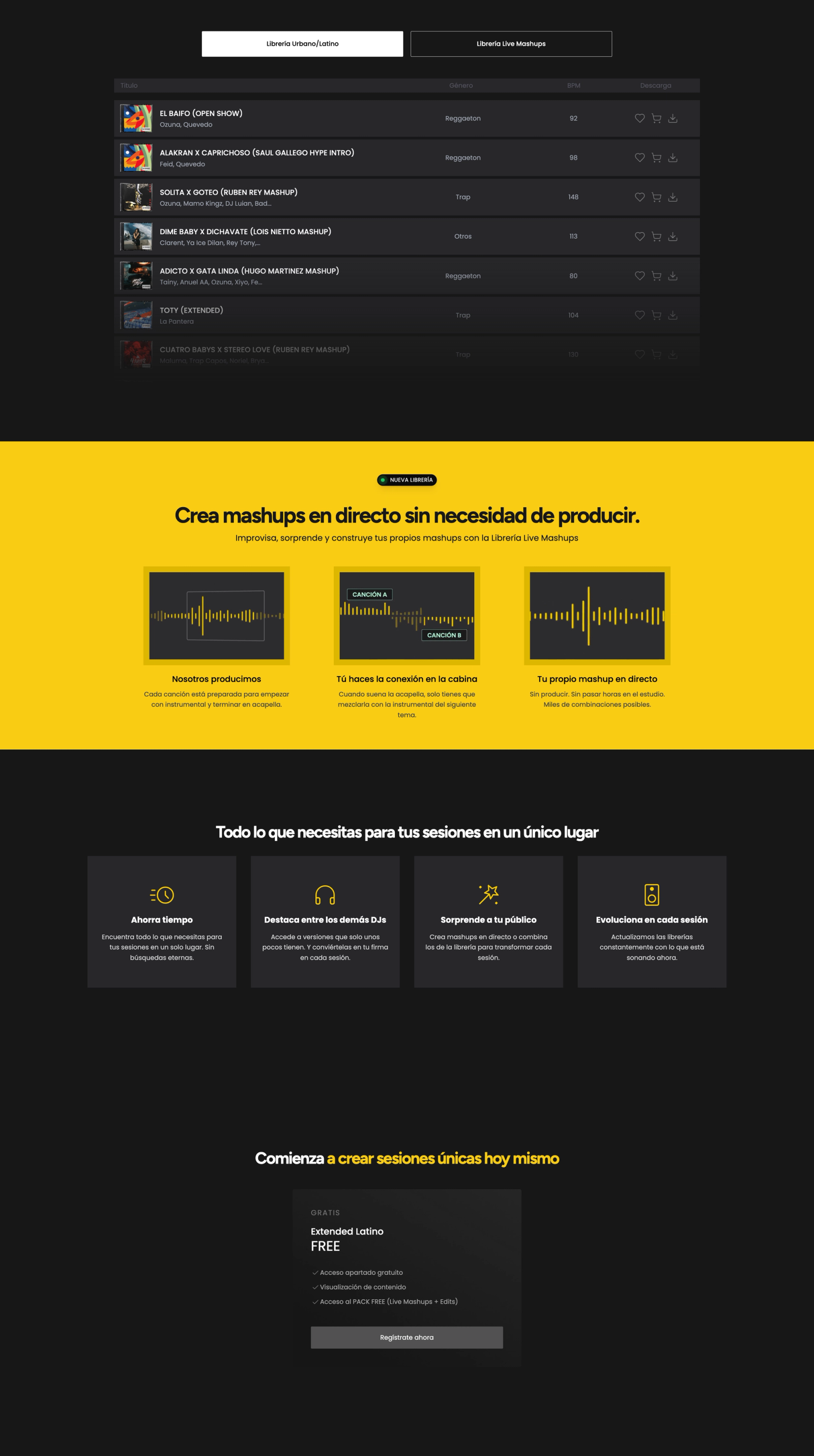 Extended Latino | Web Design