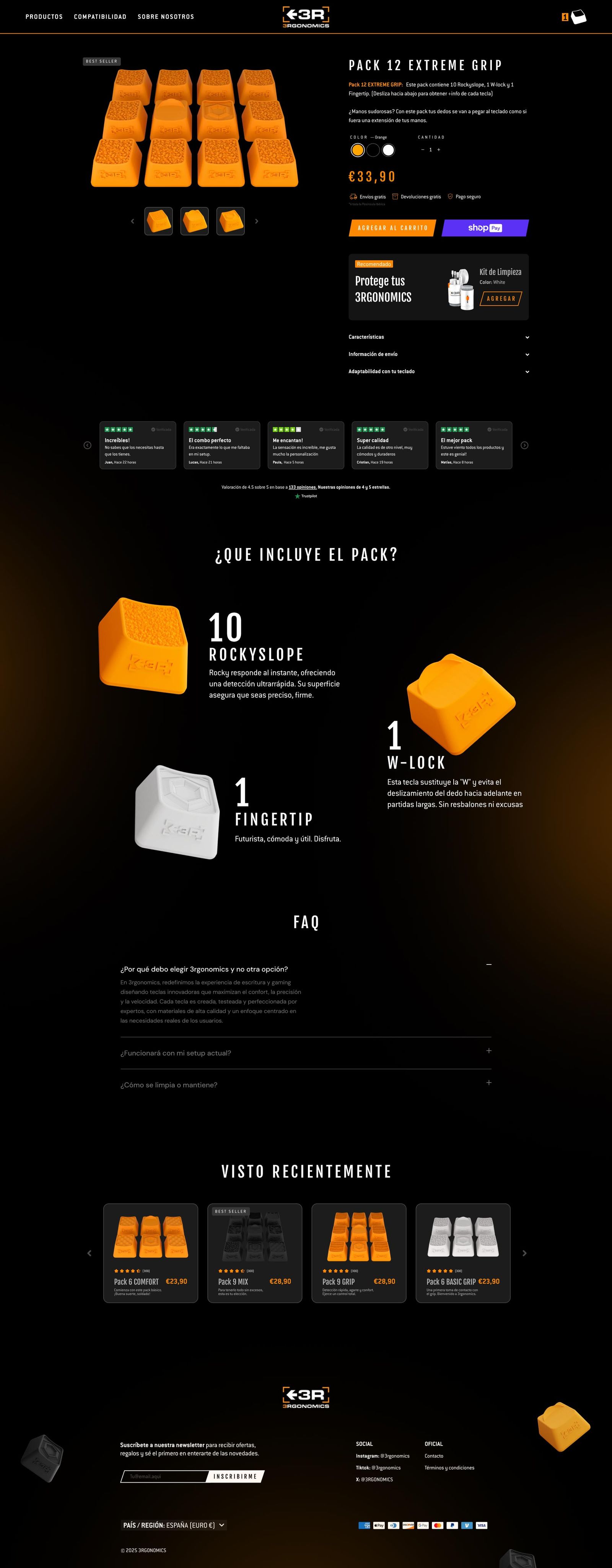 3ERGONOMICS | Ecommerce Design