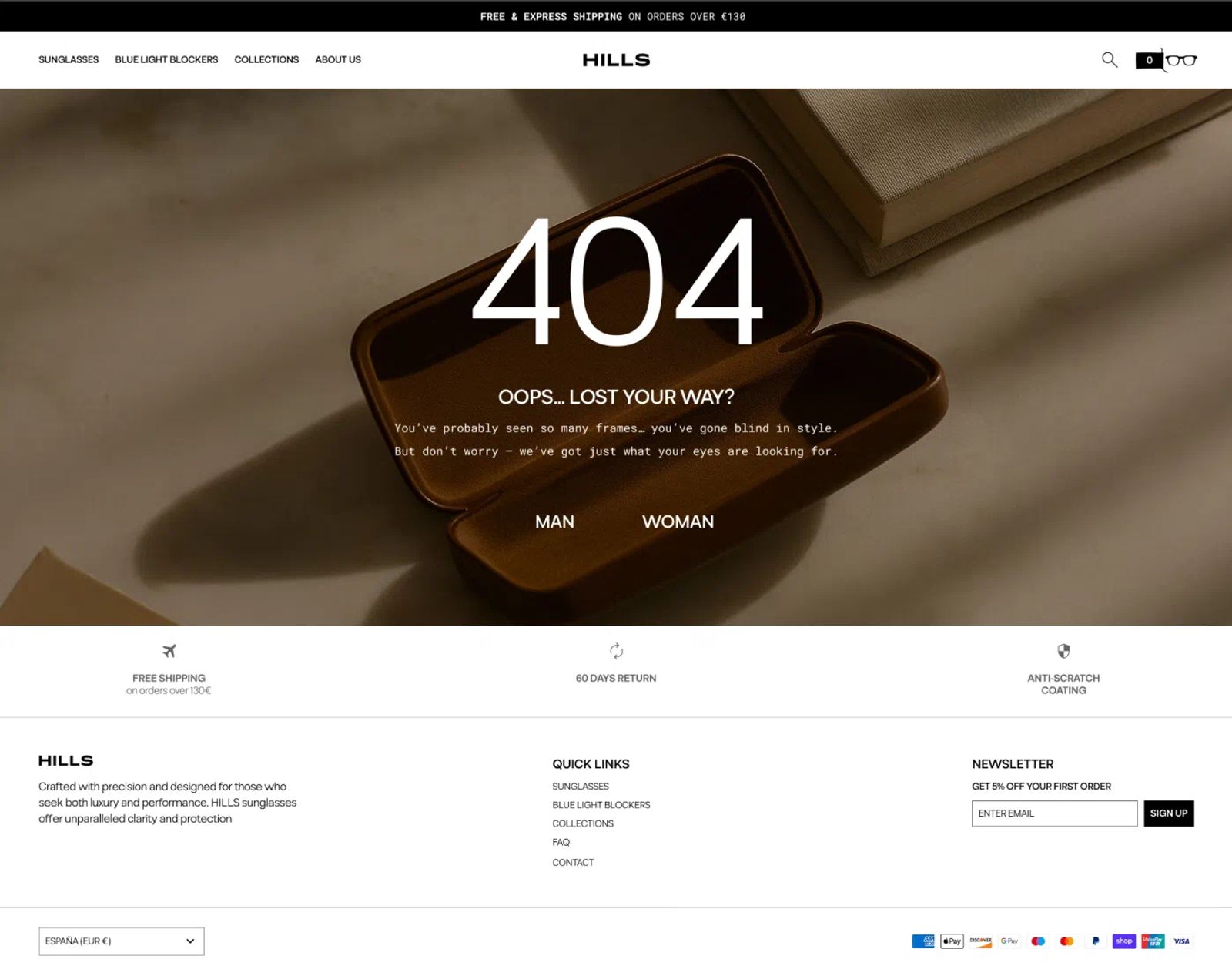HILLS | Ecommerce redesign
