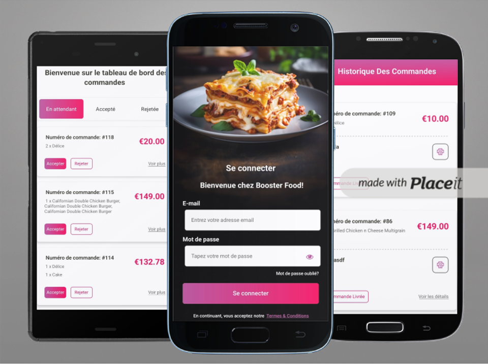 Screenshot of Booster Food