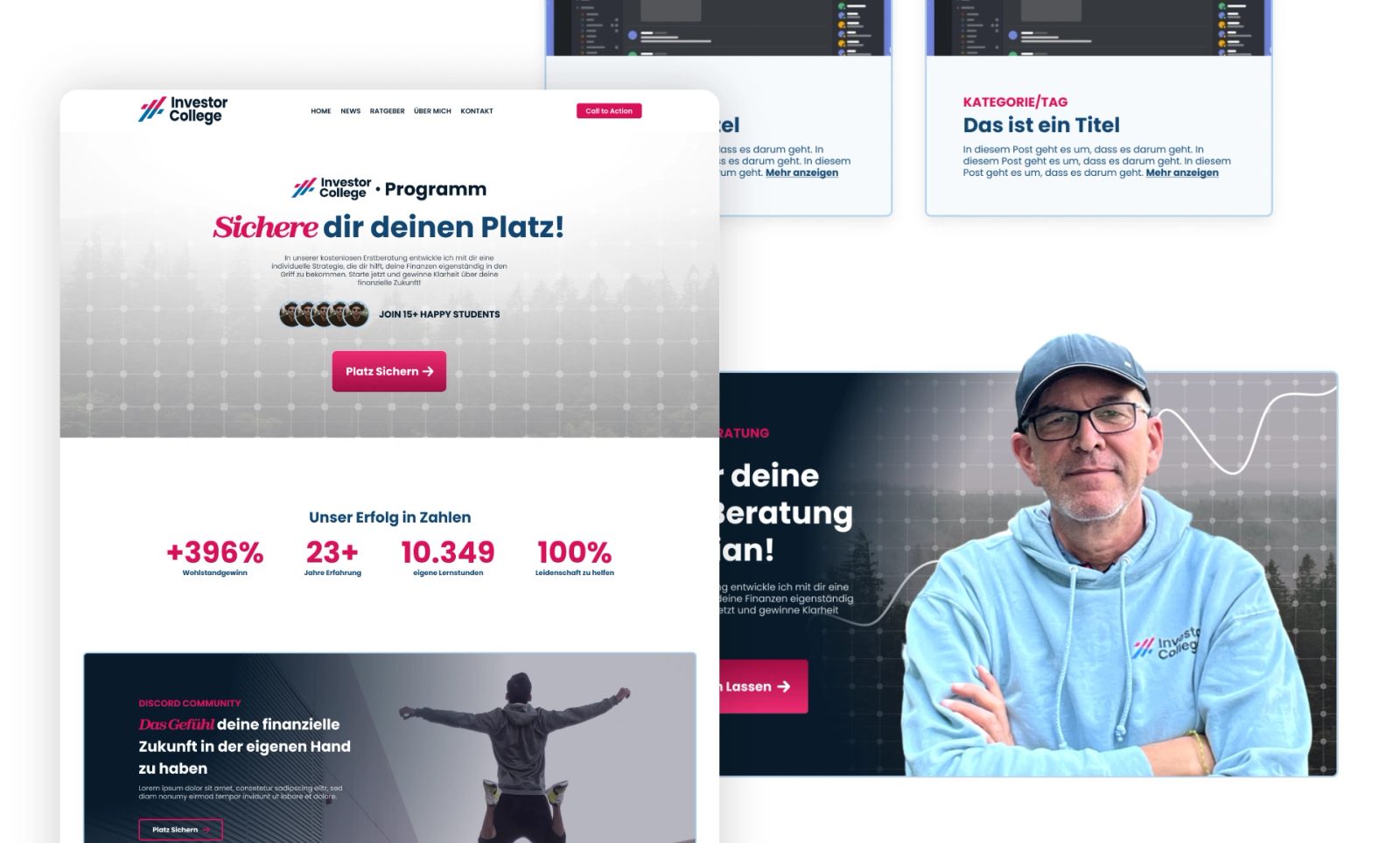 Projekt für Investor College, Ansicht 1