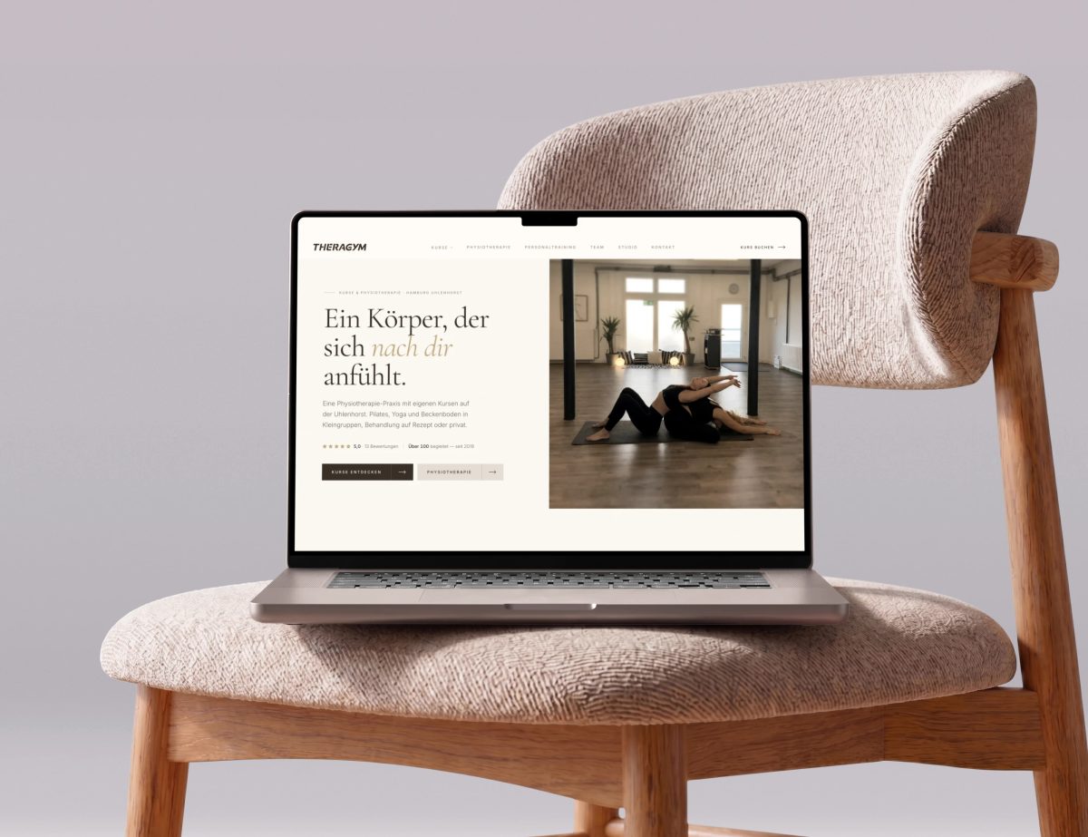 The Theragym website