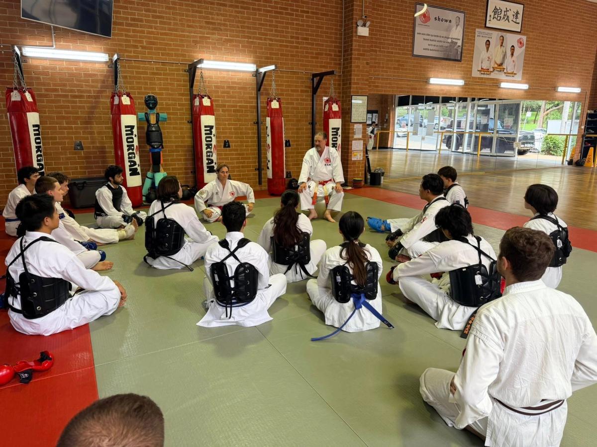 Interior of The Karate Institute dojo training space