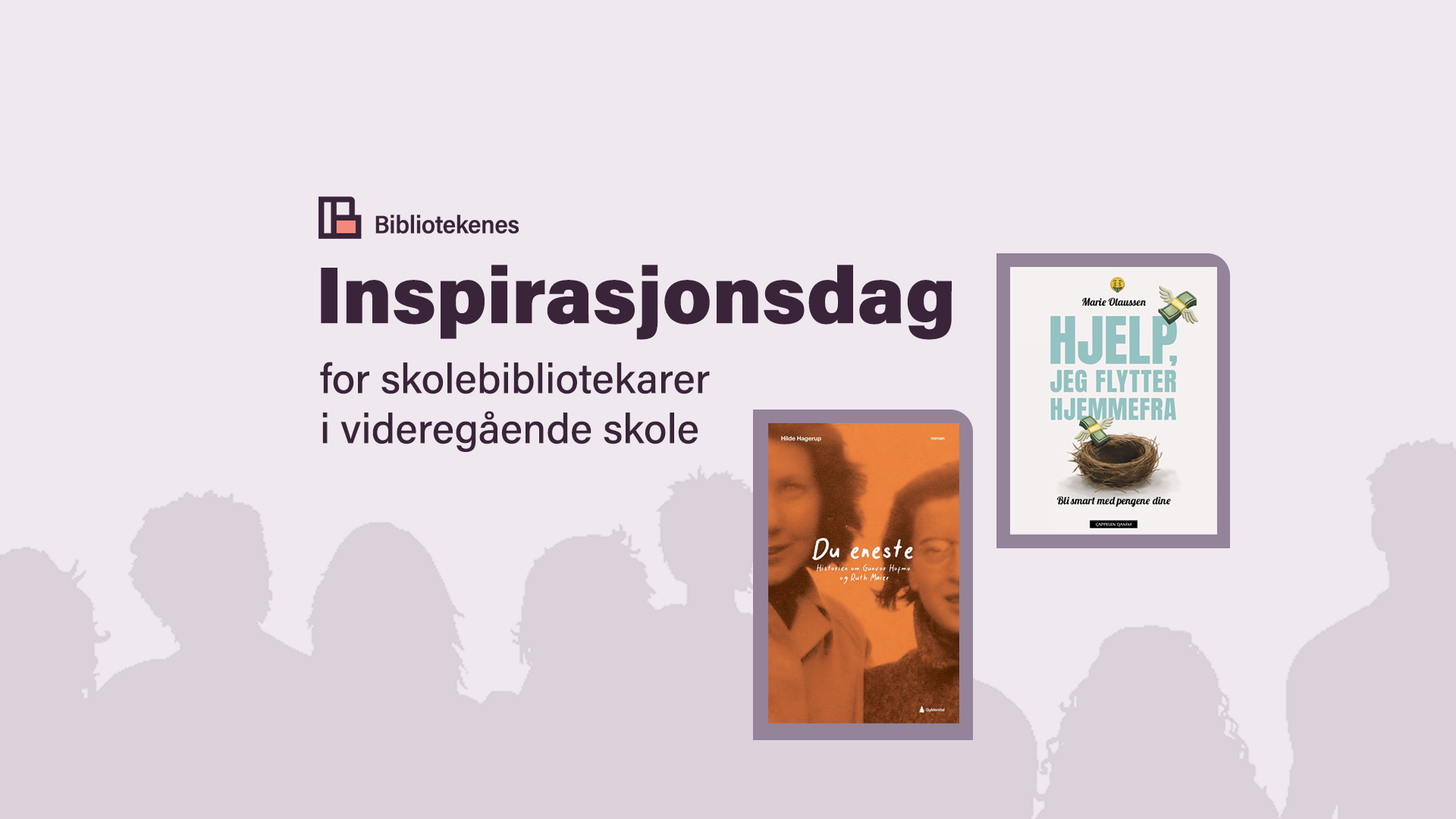 a group of people standing in front of a sign that says inspirasjonsdag