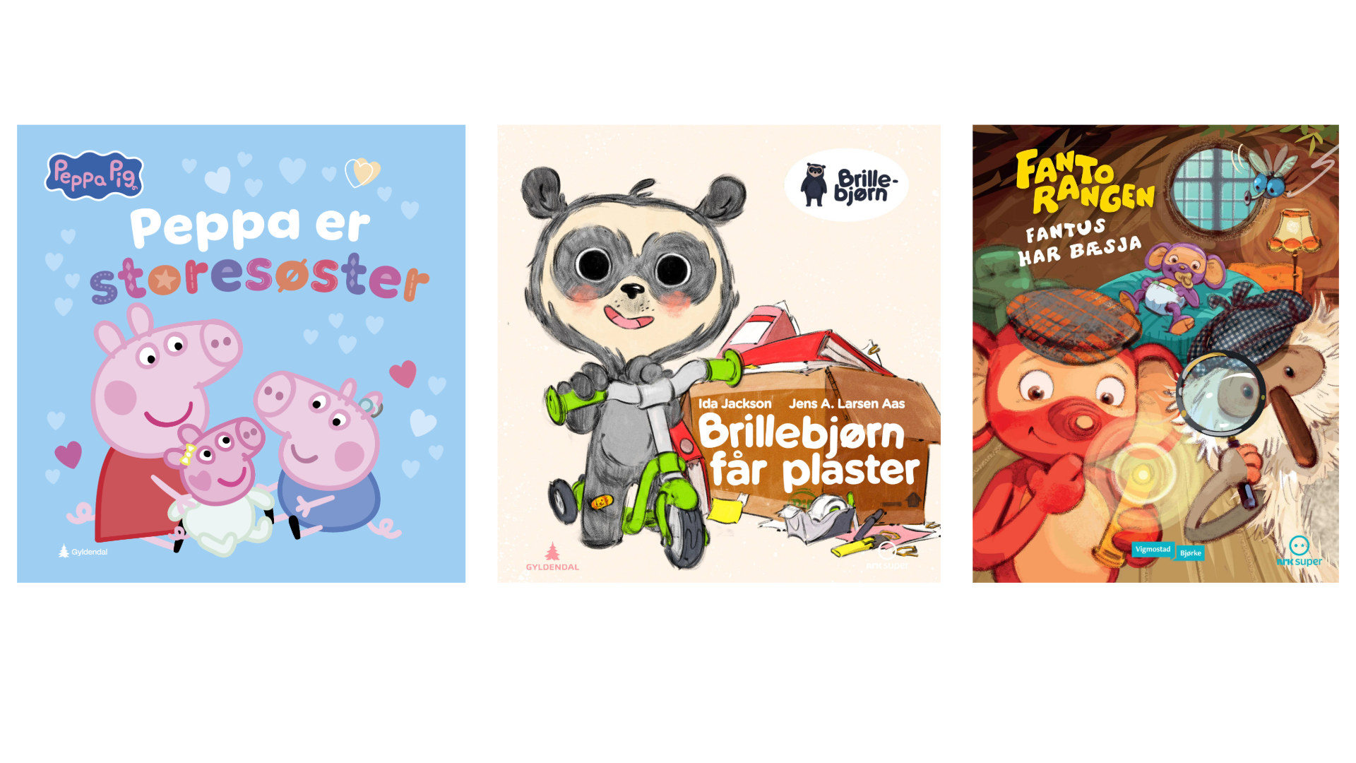 Bokomslag av Peppa gris, Brillebjørn og Fantorangen