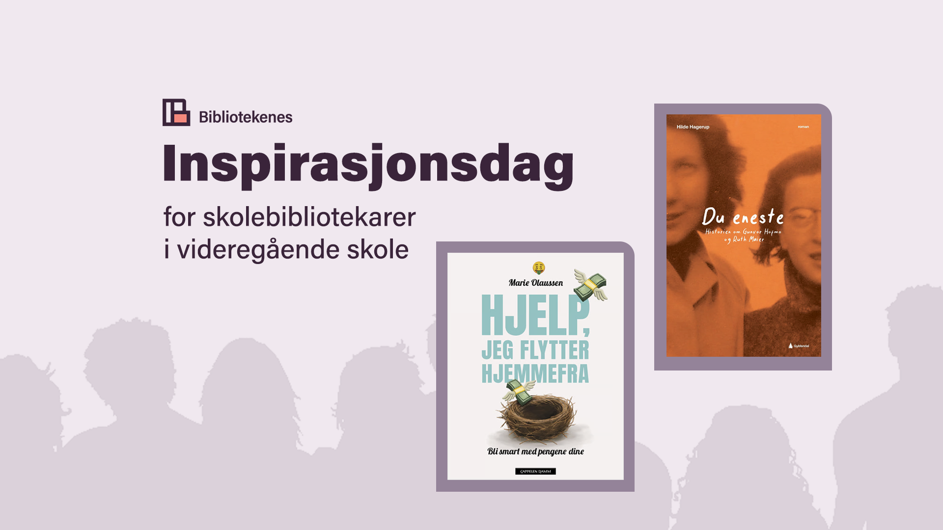 a group of people standing in front of a sign that says inspirasjonsdag