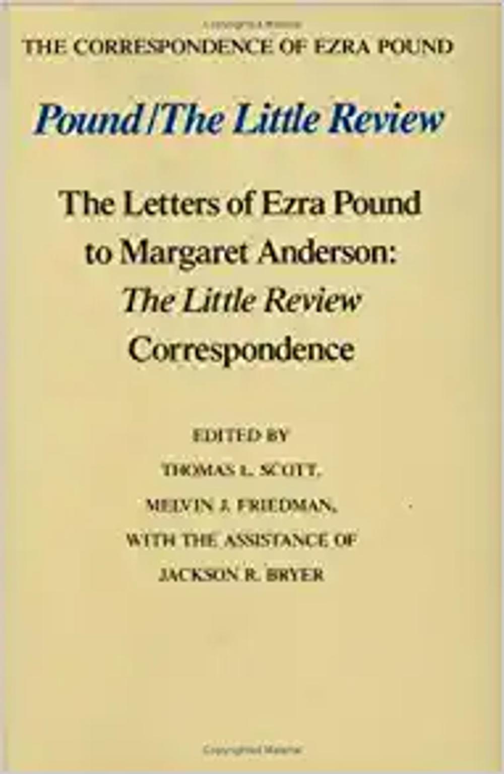 Pound/The Little Review | New Directions Publishing