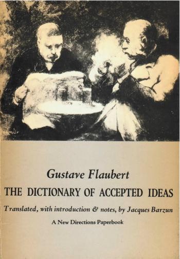 cover image of the book Dictionary Of Accepted Ideas