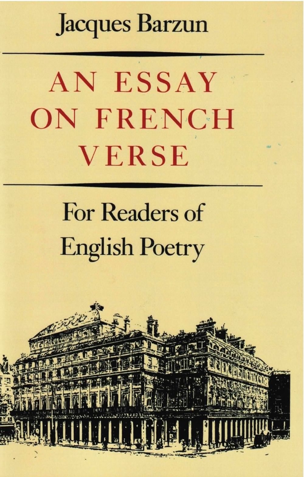 An Essay On French Verse New Directions Publishing
