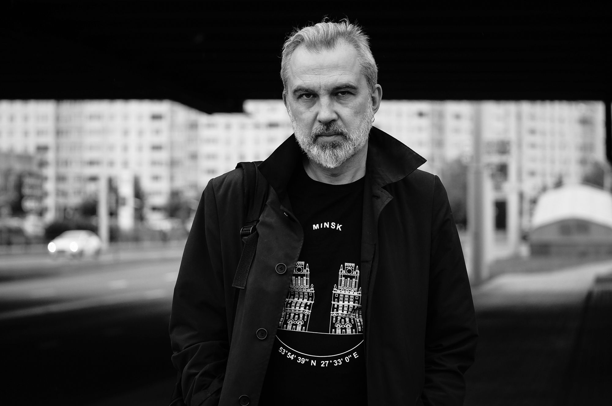 Portrait of Alhierd Bacharevič