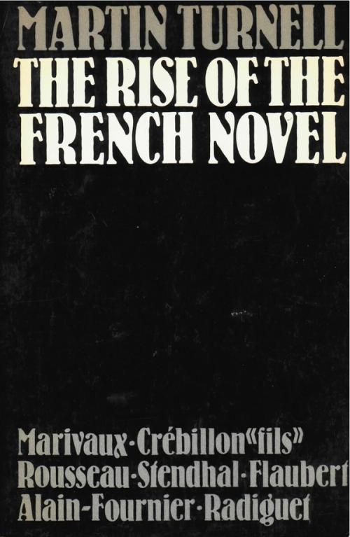 cover image of the book The Rise Of The French Novel