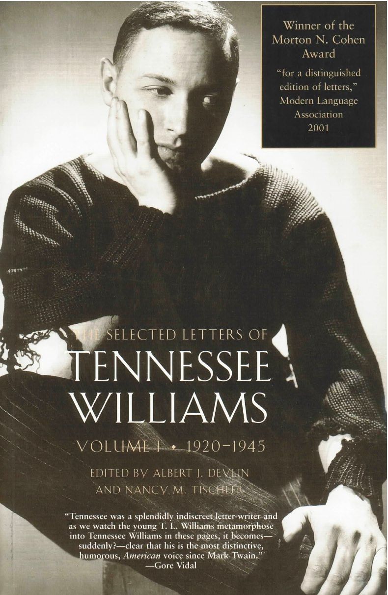 The Selected Letters of Tennessee Williams Vol. I: 1920-1945 | New  Directions Publishing