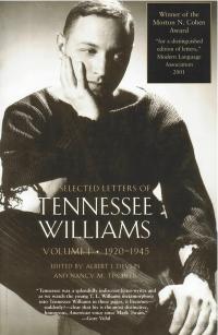 cover of the book The Selected Letters of Tennessee Williams Vol. I: 1920-1945
