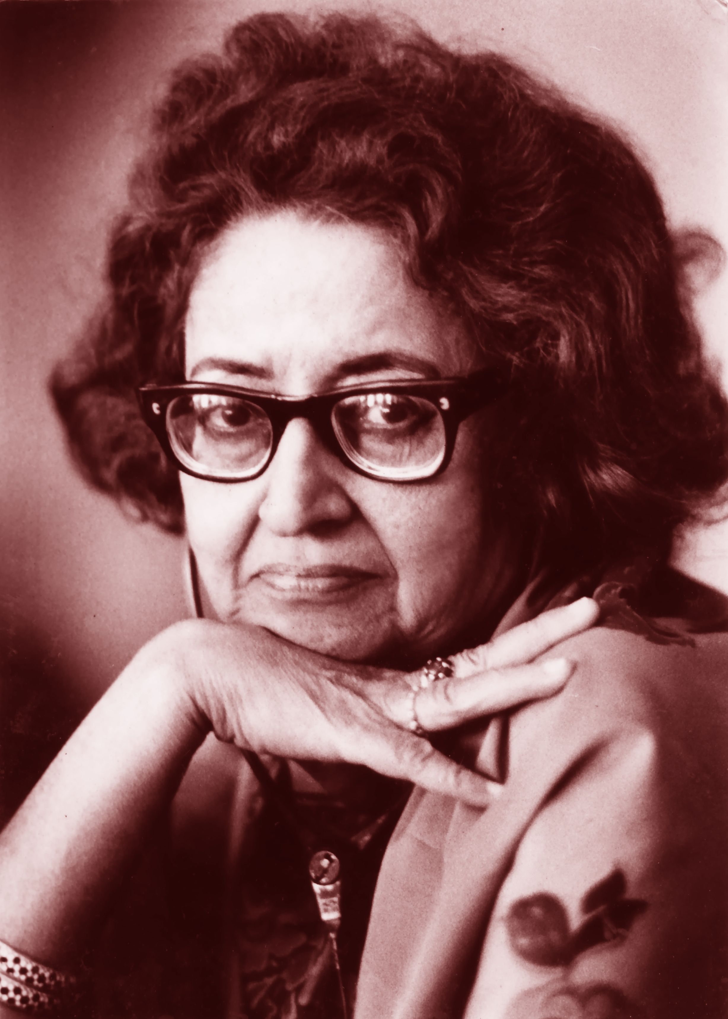 Portrait of Qurratulain Hyder