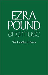 cover of the book Ezra Pound And Music