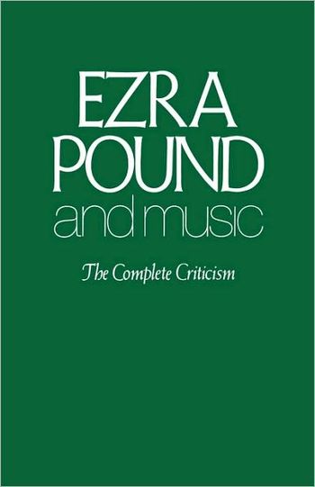 cover of the book Ezra Pound And Music