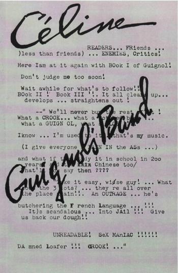 cover of the book Guignol’s Band