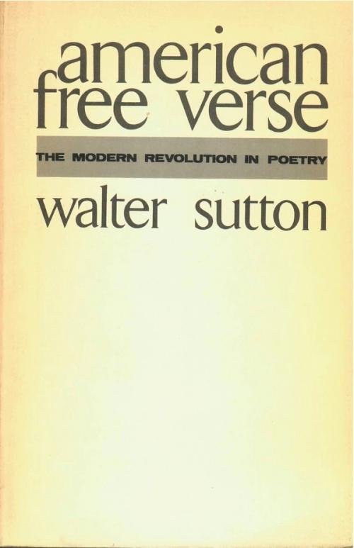 cover image of the book American Free Verse
