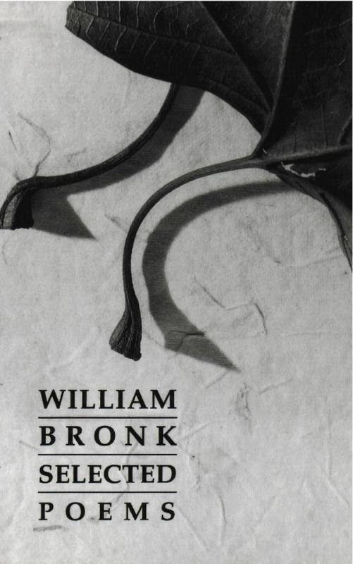 cover image of the book Selected Poems of William Bronk