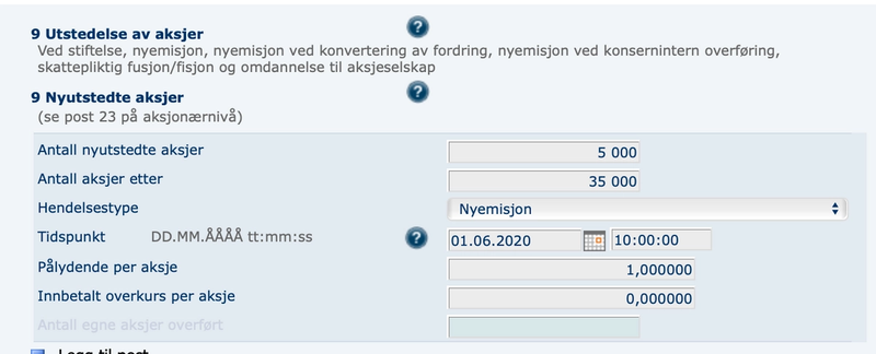 Levere aksjonær­register­oppgave