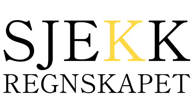 Sjekk regnskapet Logo