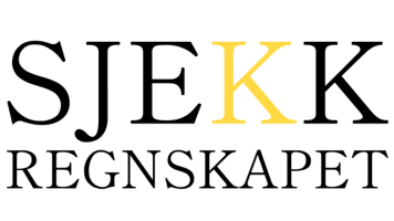 Sjekk regnskapet Logo