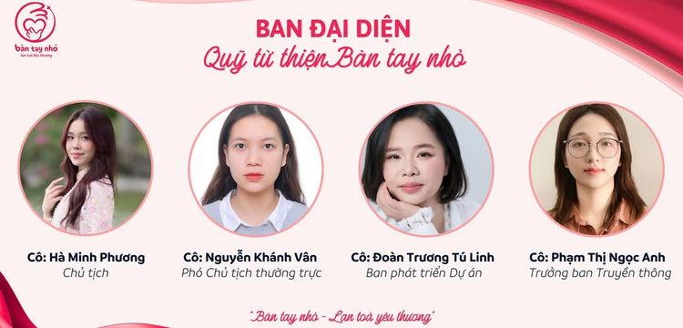 Quỹ Từ thiện Bàn Tay Nhỏ kiện toàn Ban Đại diện mới
