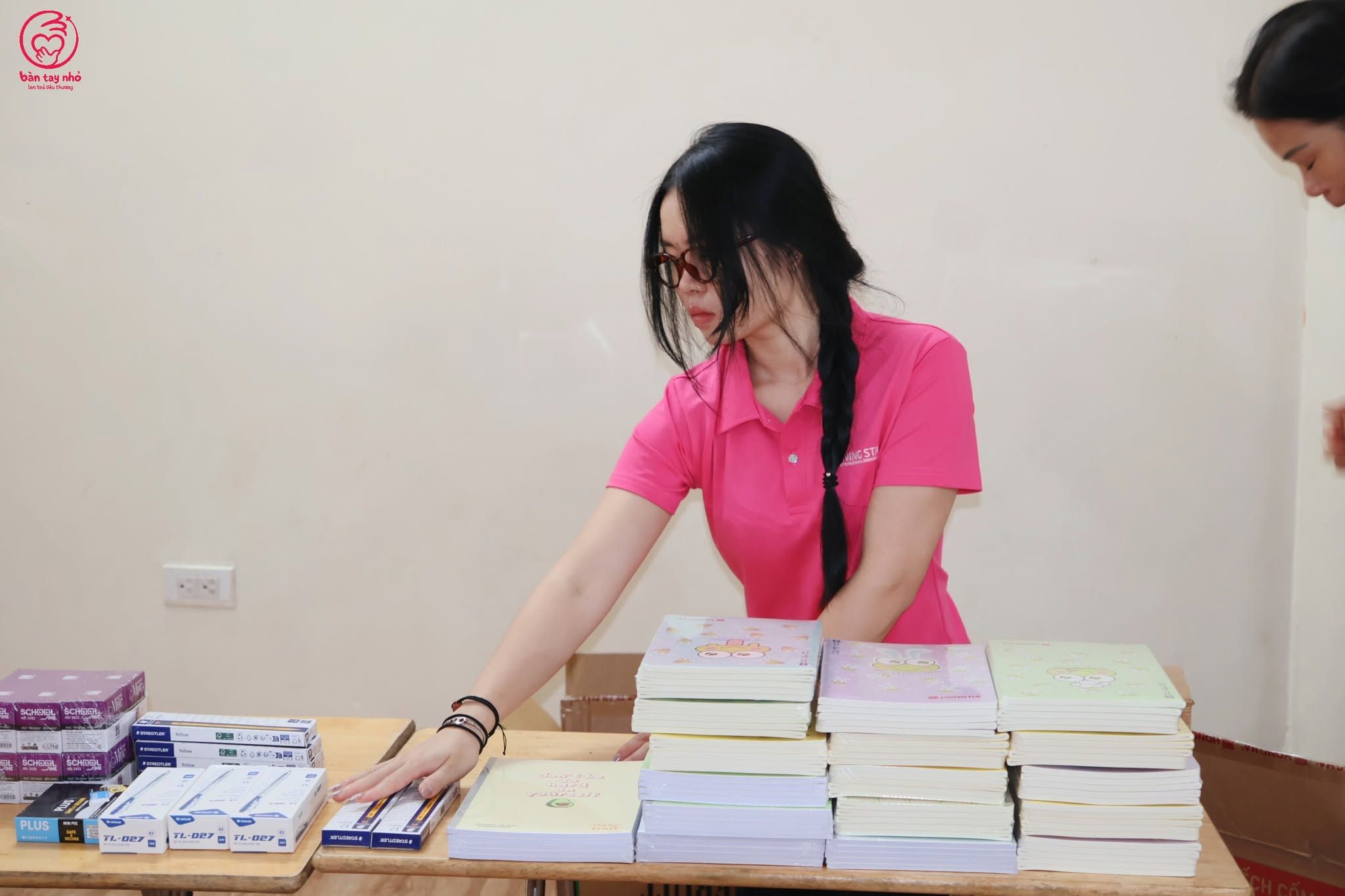 Quỹ trao sách và đồ dùng học tập tại chùa Quang Phúc