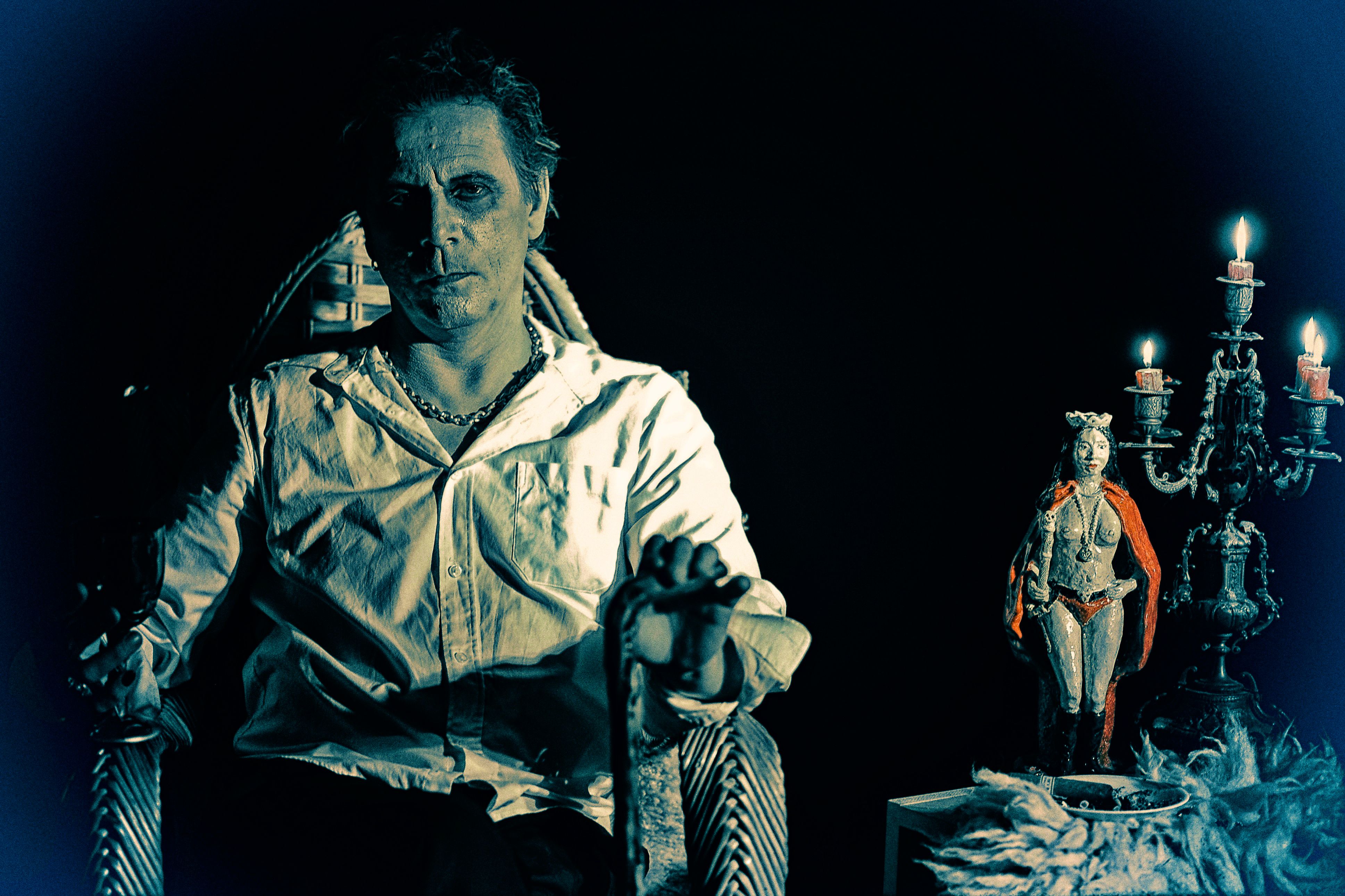 Faust ofte krakeling beneden de louteringsberg