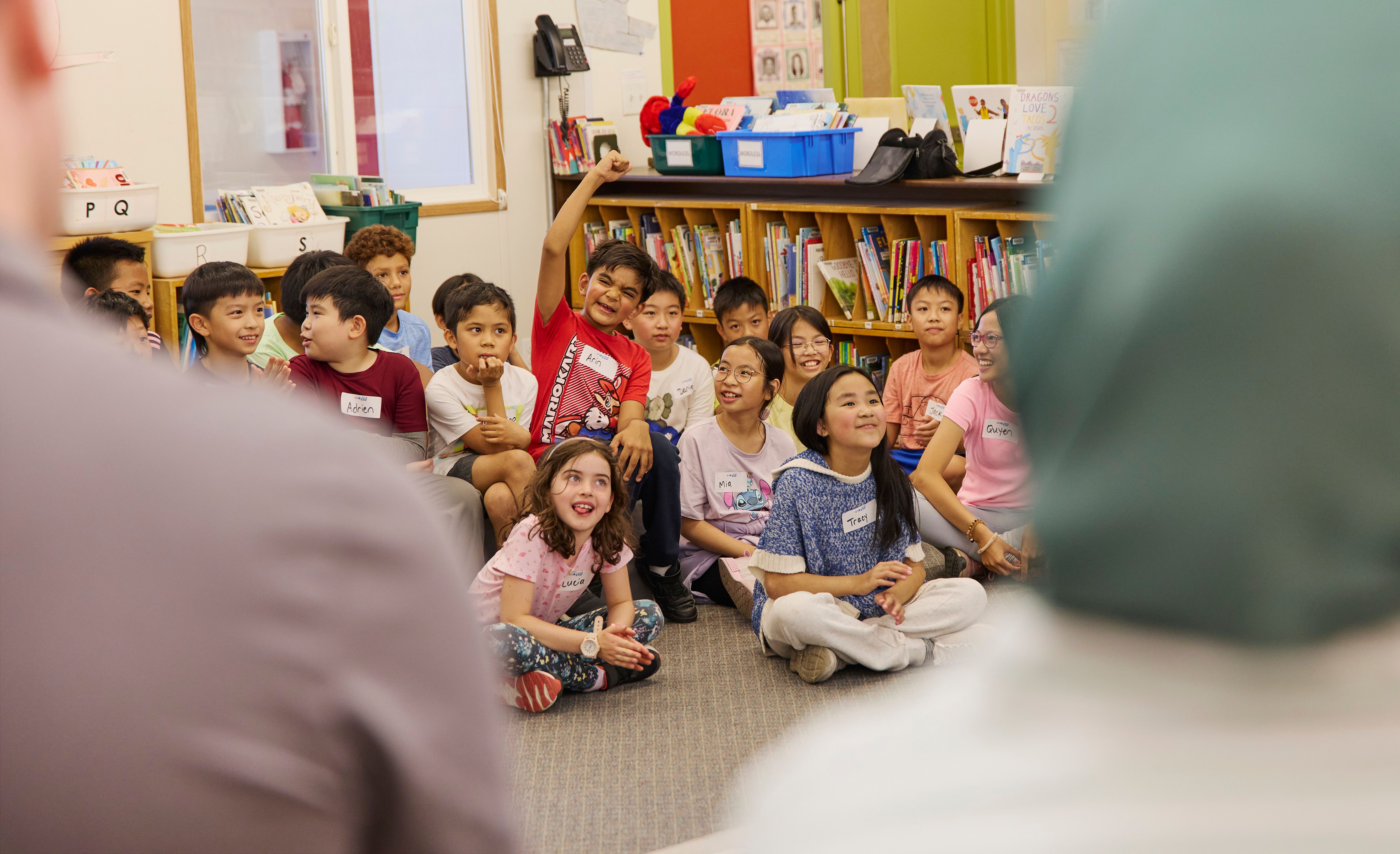 Children in classroom