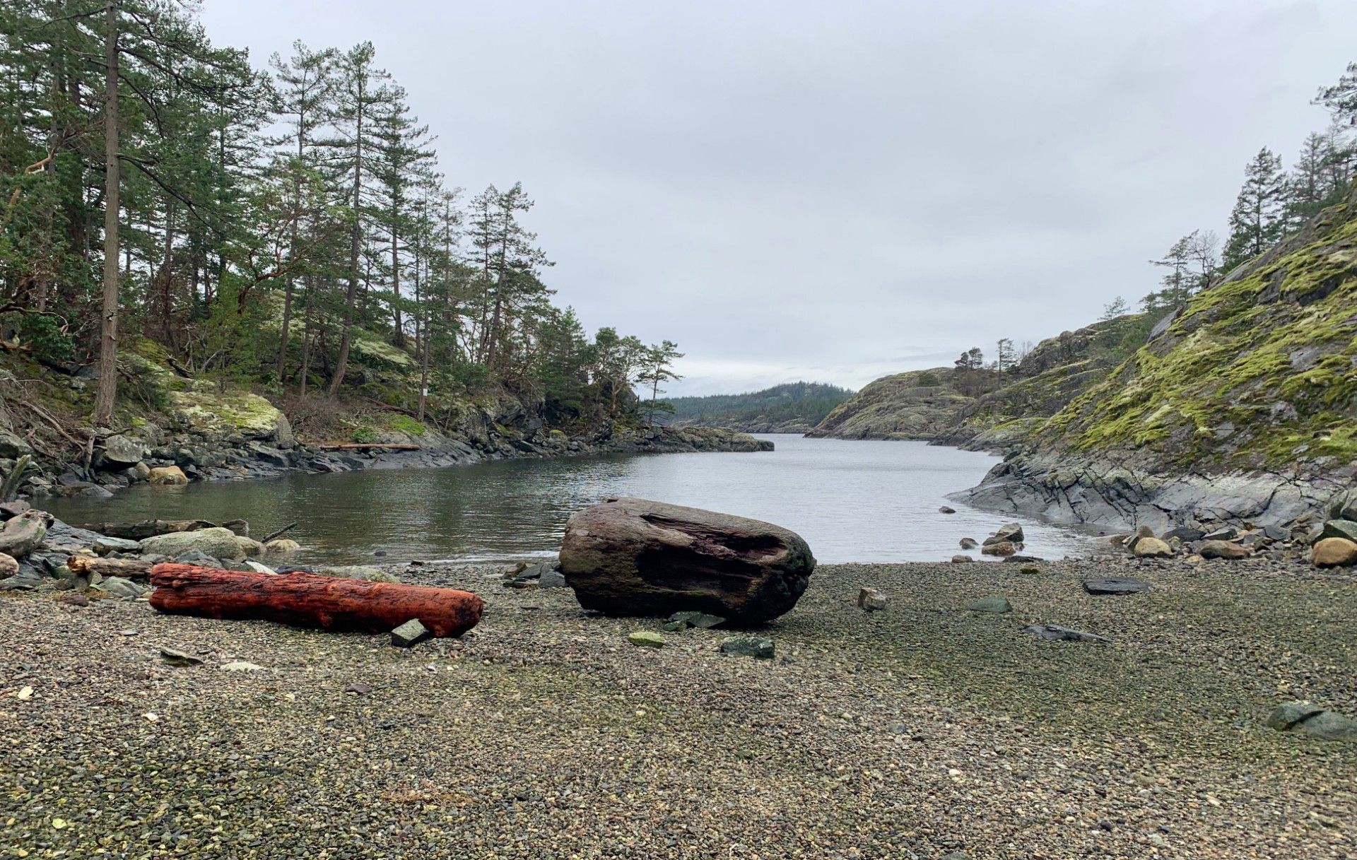 Rocky beach view