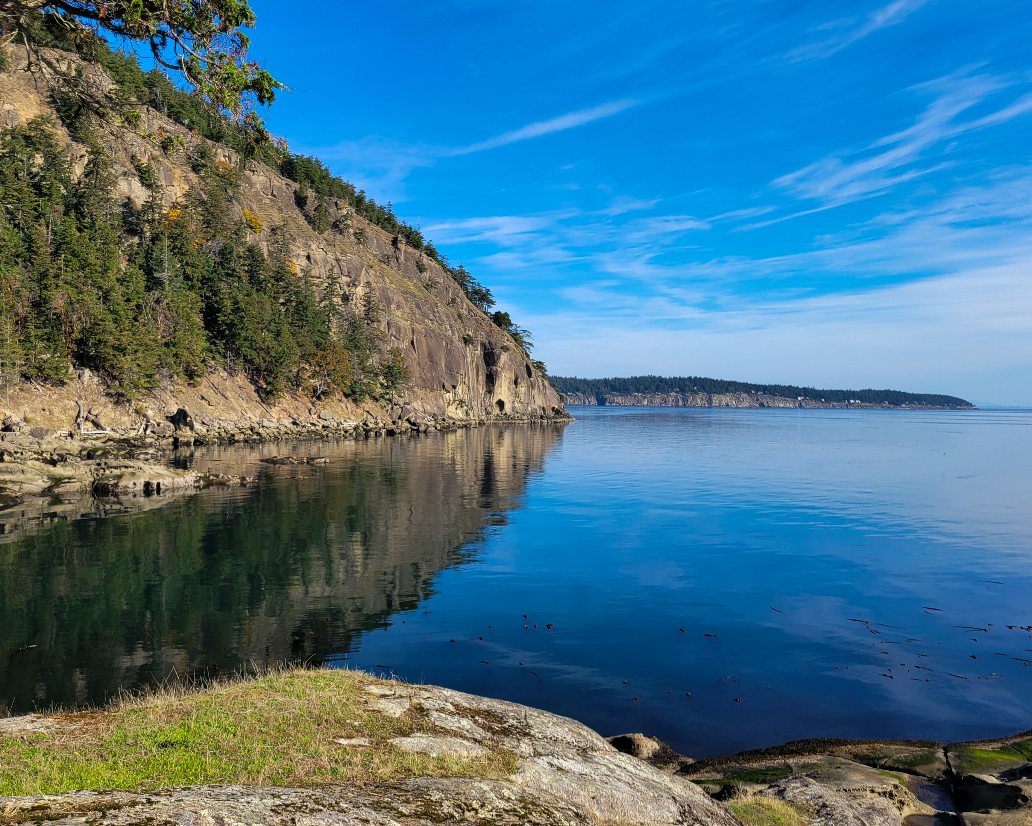 Waterfront view of Saturna Island