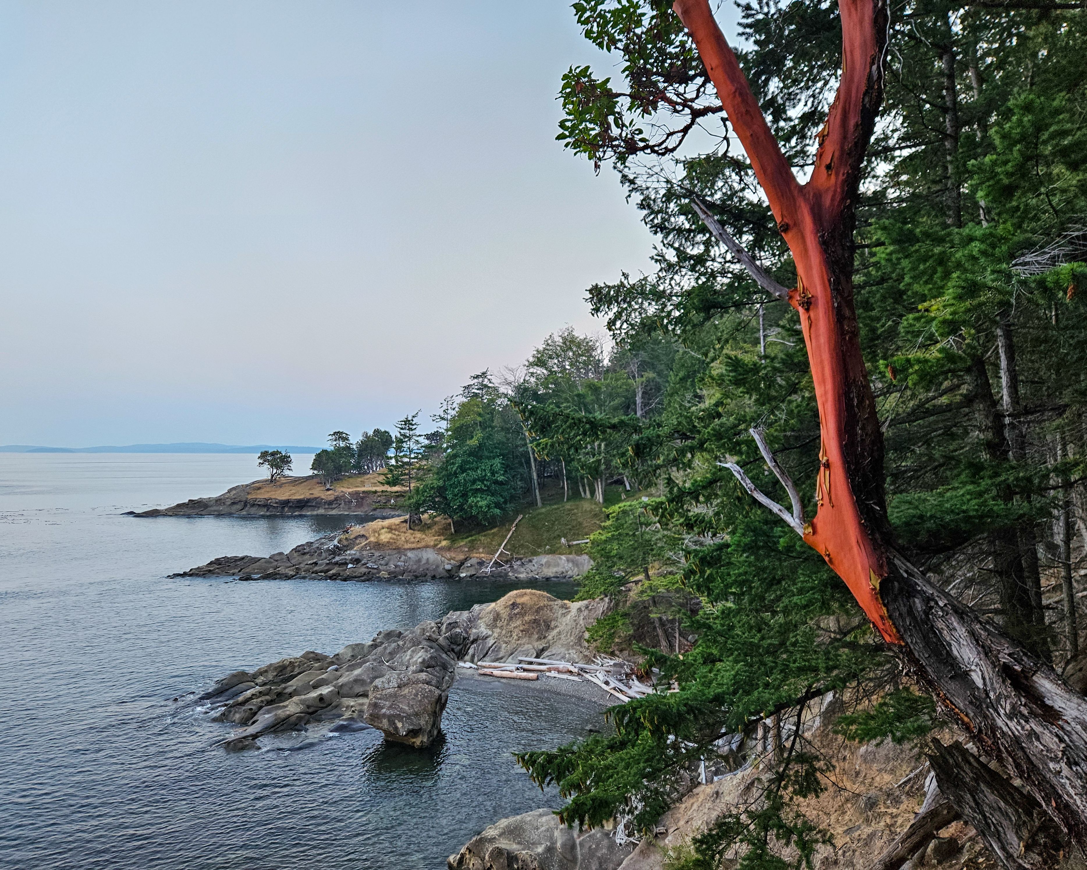 Waterfront view on Saturna Island