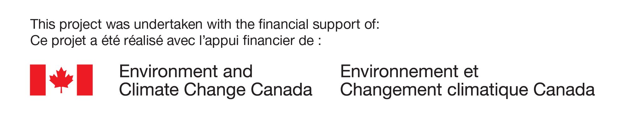 Environment and Climate Change Canada funding acknowledgement.