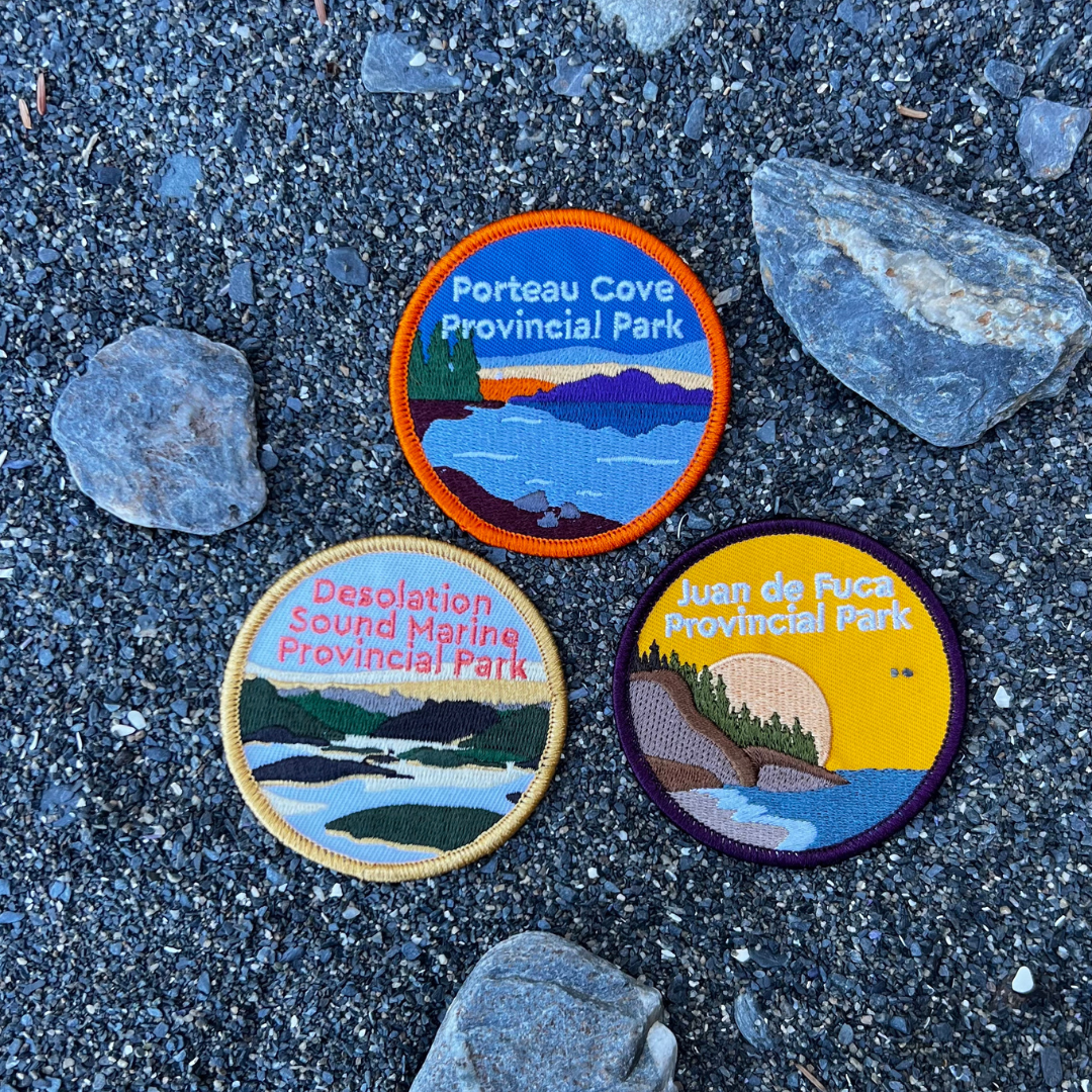 Park Patches rest in sand