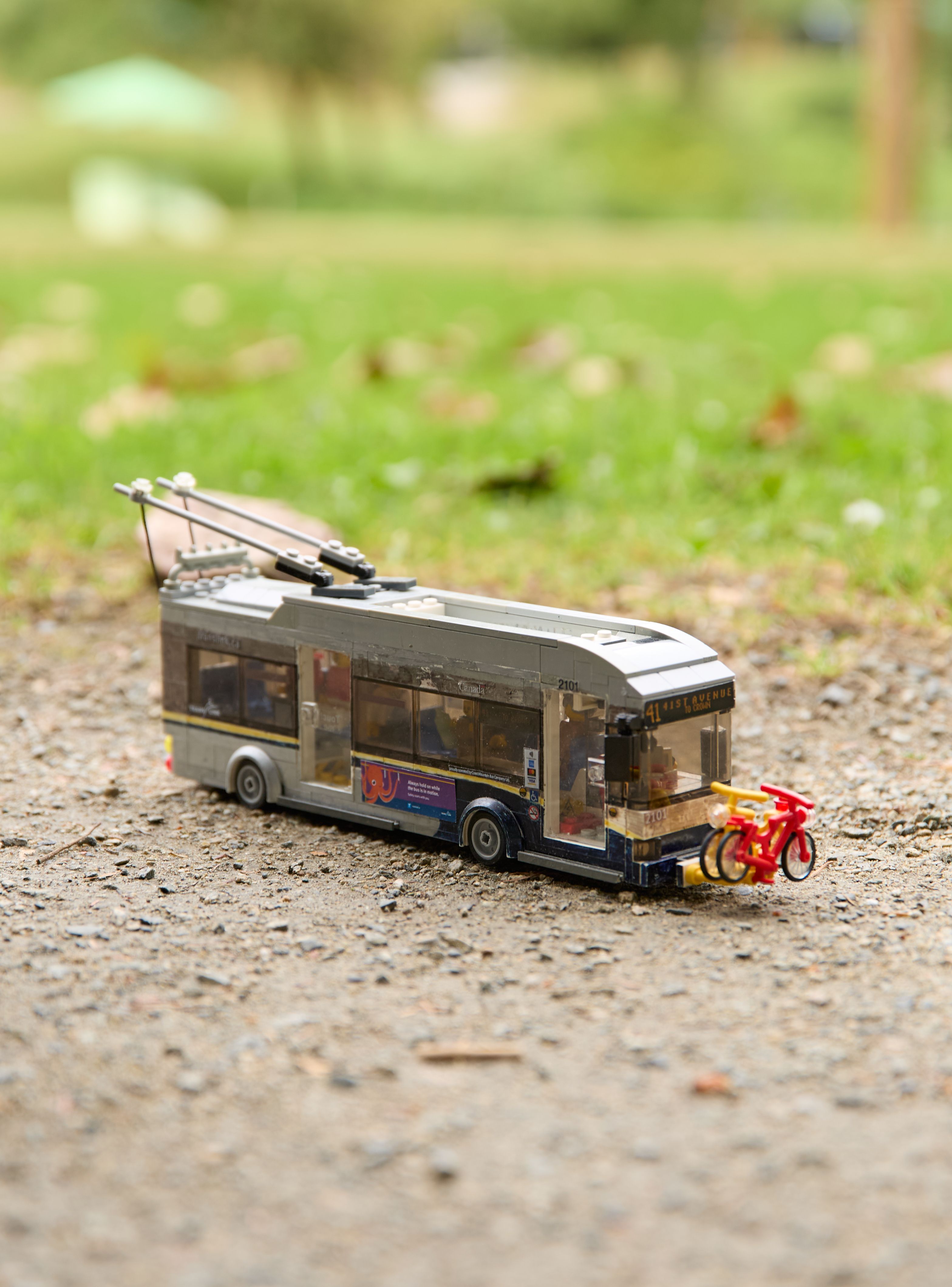 LEGO replica of the 2005 New Flyer E40LFR.