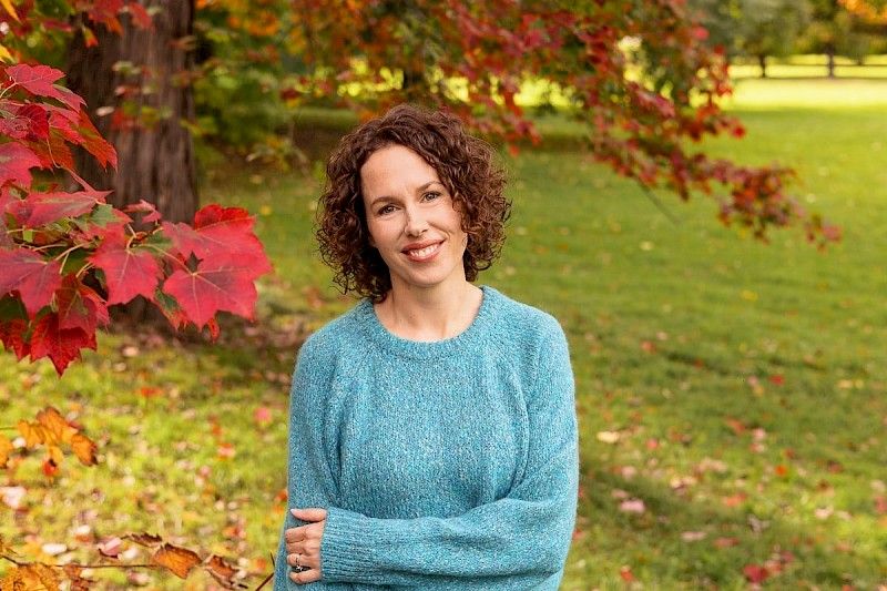 Misty Pratt standing in field