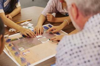 Children design a school Nature Space on paper